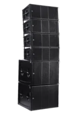 Sound Barrier Core 10218SA active flyable subwoofer stacked with CORE 102