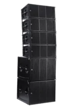 Sound Barrier Core 10218SA active flyable subwoofer stacked with CORE 102