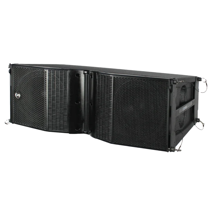 Sound Barrier Core 103p Passive line array angle view.