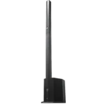 Sound Barrier Concierto 500 column array speaker system standing tall and at an angle