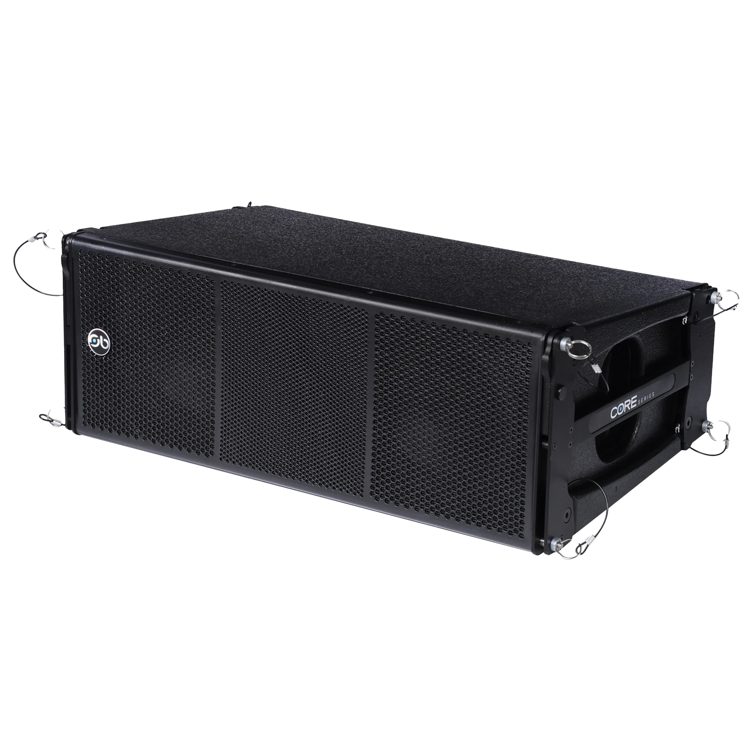 sound-barrier-core-82P-dual-8-inch-passive-line-array-angleview Sound Barrier Core82p Line array dual 8 inch passive