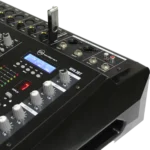 Sound Barrier MX8.3BT 8-channel powered audio mixer with Bluetooth and dual 700W amplifier