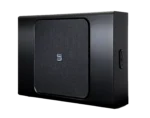 The Bluesound Professional BSW150 is a compact, network-active subwoofer engineered specifically for commercial installations.
