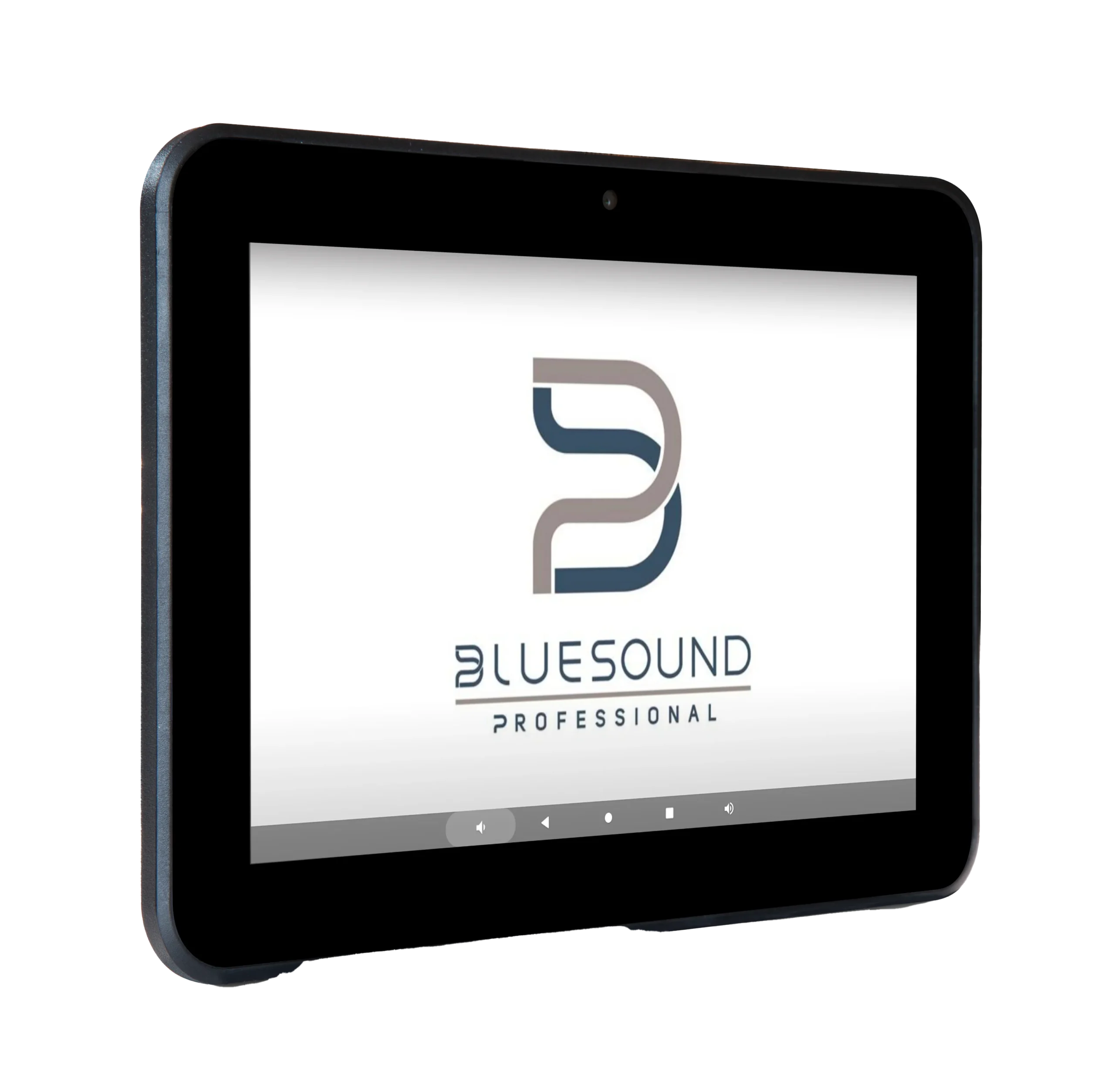 bluesound-professional-CP300-side The Bluesound Professional CP300 is a sleek, low-profile wall-mounted control panel designed for seamless integration into commercial audio environments.