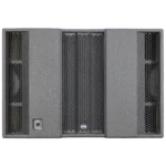 Front view of the Sound Barrier SWX121 21-inch passive subwoofer with steel grille