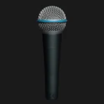 Shure-Beta-58A-Supercardioid-Dynamic-Vocal-Microphone-Front