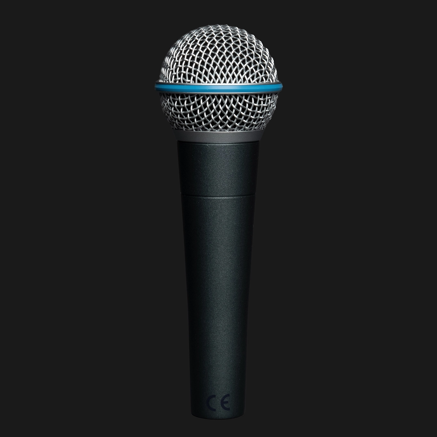 Shure Beta 58A Supercardioid Dynamic Vocal Microphone Front Shure-Beta-58A-Supercardioid-Dynamic-Vocal-Microphone-Front