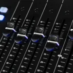 Allen-Heath-Avantis-64-Channel-Digital-Mixer-Faders-Close-Up
