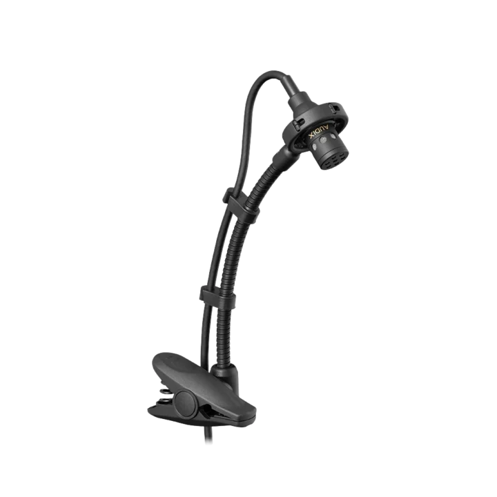 AUD ADX18HC 18-inch miniature gooseneck condenser microphone shown from side angle with flexible neck