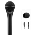 AUD all-purpose professional dynamic vocal microphone with cardioid pattern and rugged construction details