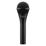 AUD All-Purpose professional dynamic vocal microphone shown from side angle with grille and body detail