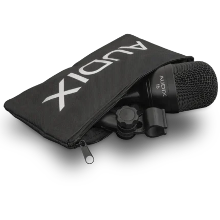 AUD AX F6 dynamic microphone capsule and mesh grille detail view showing professional construction