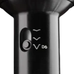 AUD dynamic kick drum microphone rear panel showing XLR connector and specifications