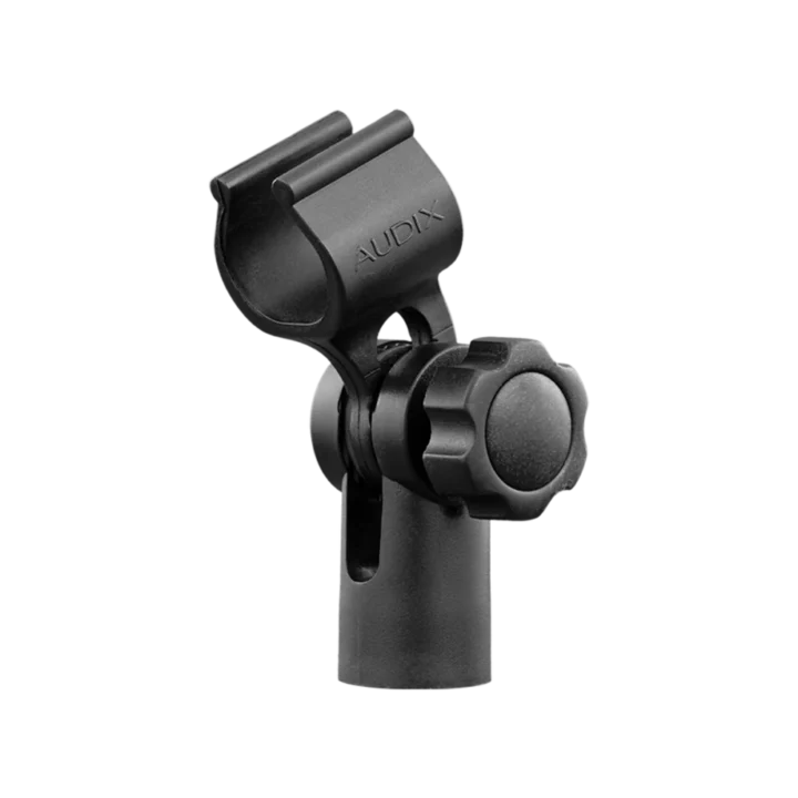 AUD heavy duty snap on clip showing locking mechanism and grip detail from side angle