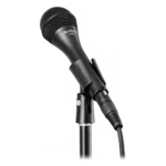 AUD multi-purpose dynamic microphone showing grille mesh and capsule detail construction
