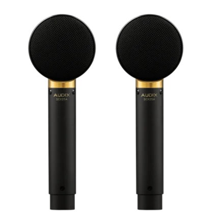 AUD SCX25APS piano miking system microphone capsule and mounting bracket detail