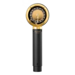 AUD premium large diaphragm studio condenser microphone showing capsule and internal components detail view