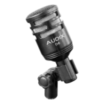 AUD professional dynamic instrument microphone showing capsule and grille detail construction