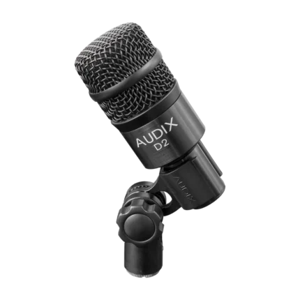 AUD professional dynamic instrument microphone showing capsule and grille detail construction