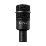 AUD professional dynamic instrument microphone showing side profile and grille design