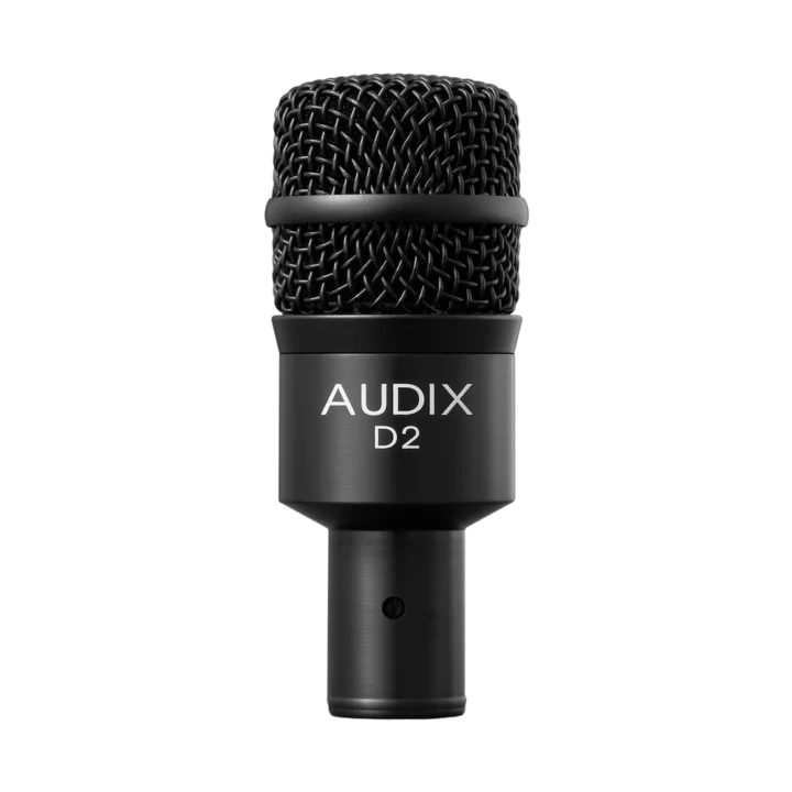 AUD professional dynamic instrument microphone showing side profile and grille design