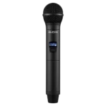 AUD R41 RX wireless receiver and H60 OM5 handheld microphone transmitter system components