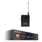 AUD R41 RX wireless receiver and B60 bodypack transmitter system components