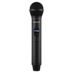 AUD R42 two channel wireless receiver with dual H60 OM5 handheld transmitters, professional audio equipment