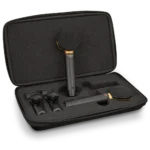 AUD SCX25A matched pair large diaphragm condenser microphones with shock mounts and cables