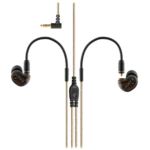 Audix A10X in-ear monitors studio-quality earphones with extended bass driver and premium audio components visible