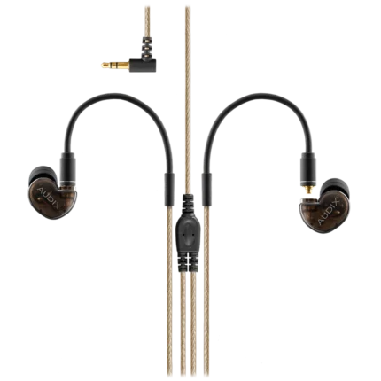 Audix A10X in-ear monitors studio-quality earphones with extended bass driver and premium audio components visible