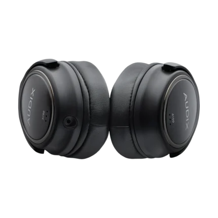 AUD Studio Reference headphones showing internal driver mechanism and acoustic design detail