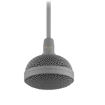 AUD tri-element hanging ceiling microphone installed in conference room ceiling application
