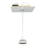 AUD tri-element hanging ceiling microphone showing capsule and mounting hardware detail