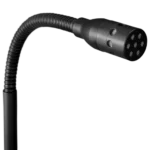 AUD USB condenser vocal microphone showing capsule and shock mount detail