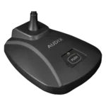 AUD USB12 USB condenser microphone showing premium capsule and control features for vocal recording