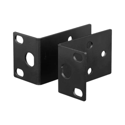 AUD wireless microphone metal rackmount rear panel showing connections and mounting hardware