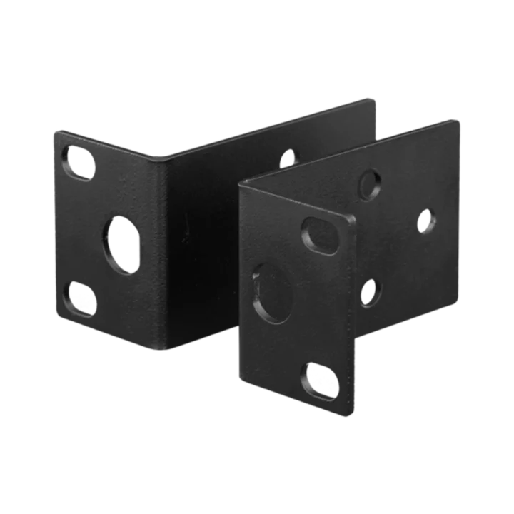 AUD wireless microphone metal rackmount rear panel showing connections and mounting hardware