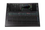Allen & Heath Qu-6D digital mixer with Dante networking ports and rear panel connections