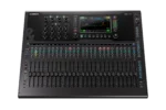 Allen & Heath Qu-6D digital mixer with Dante networking ports and rear panel connections