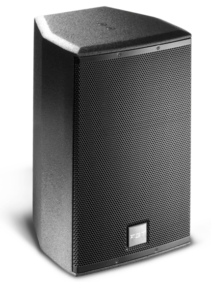 FBT ARCHON 108 compact 8-inch active powered loudspeaker shown from side angle with mounting hardware