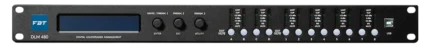 FBT DLM-480 digital loudspeaker management processor with front panel controls and display interface