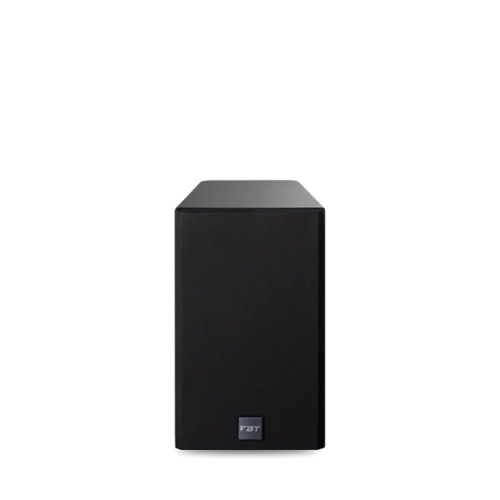 FBT KEIRON 5C 5-element passive install column speaker shown from side angle, black finish