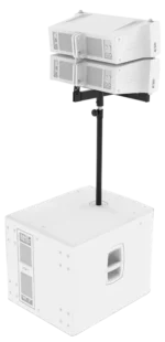 FBT MITUS MT-S 206 subwoofer speaker stand with integrated mounting bracket and stability base