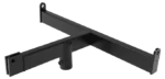 FBT MT-S 206 MITUS subwoofer speaker stand shown from side angle with mounting bracket detail