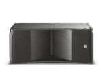 FBT MYRA 214L two-way passive line array module with dual 14-inch woofers, side profile showing depth and construction