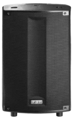 FBT PromaxX 114A powered PA speaker with 14-inch woofer and horn tweeter front panel