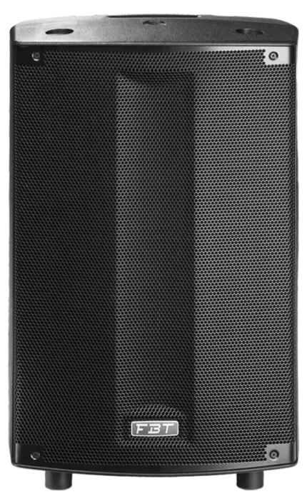 FBT PromaxX 114A powered PA speaker with 14-inch woofer and horn tweeter front panel