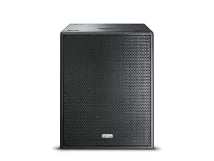 FBT Q 118SA powered subwoofer with 18-inch driver and front-facing controls
