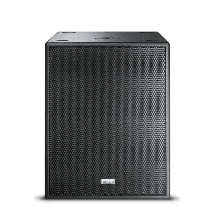 FBT Q 118SA powered subwoofer with 18-inch driver and front-facing controls